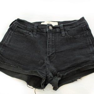 Hollister Black Jean Shorts